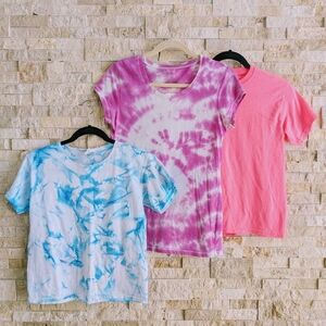 Tie dye tee bundle M